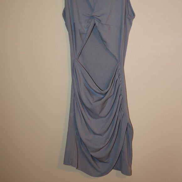 BABY BLUE CUT OUT DRESS - Picture 6 of 6